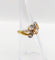 Bague 52 Bague toi et moi antique or 18k diamant taille rose et perle (circa 1900) art nouveau 58 Facettes A05423