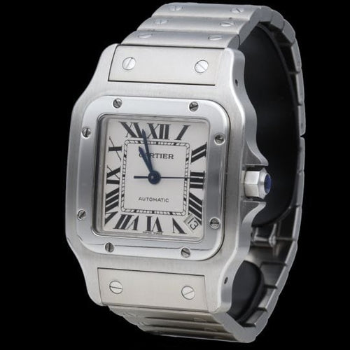 Montre Cartier Montre Santos Galbée Xl 58 Facettes MT42459