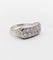 Bague 52 Bague tank art déco or blanc et diamants 58 Facettes A05400