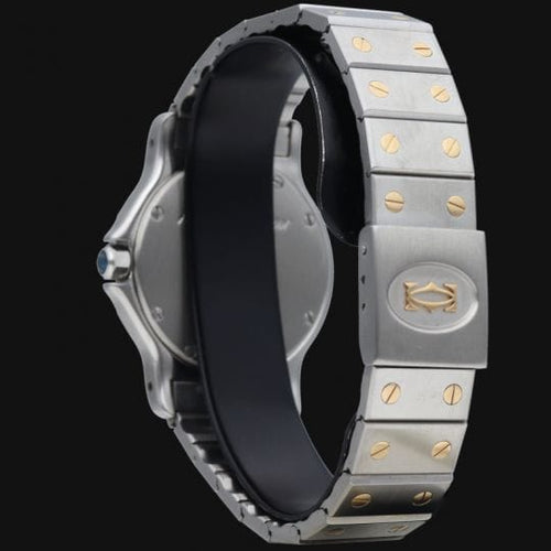 Montre Cartier Montre Santos Ronde Octagon 58 Facettes MT41460