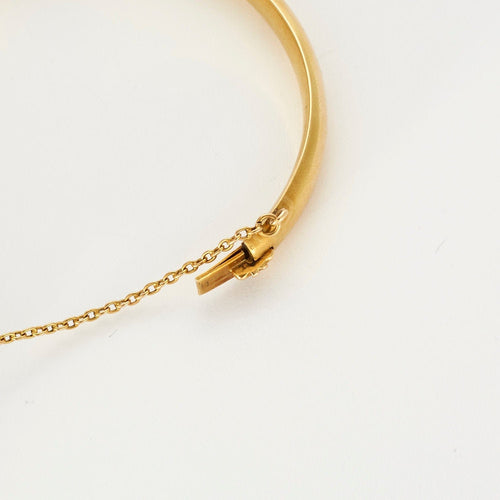 Bracelet Bracelet jonc or jaune saphir diamant 58 Facettes LP707
