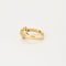 Bague 49.5 Bague vintage en or jaune 18K, diamants et émeraude. 58 Facettes