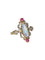 Bague 55.5 Bague Belle Epoque or jaune diamant opale et rubis 58 Facettes