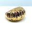 Bague Bague en or jaune 18 carats et pierres précieuses 58 Facettes AB327