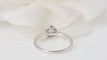 Bague 52.5 Bague solitaire en or blanc et diamant 58 Facettes 32080