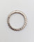 Bague 49.5 Alliance américaine or blanc et diamants 58 Facettes A05317