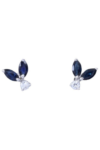 Boucles d'oreilles BOUCLES D'OREILLES SAPHIRS ET DIAMANTS 58 Facettes 088151