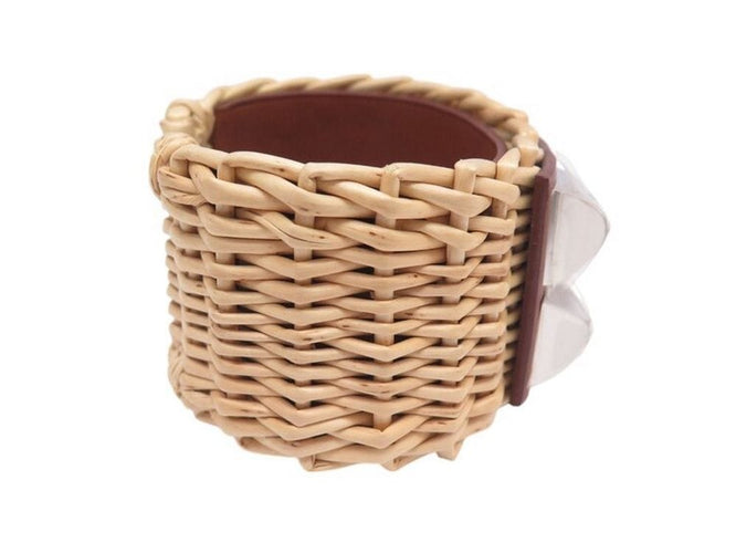 Collier bracelet HERMES collier de chein medor picnic osier 18cm boite 58 Facettes 267665