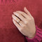 Bague 48.5 Bague Illusion or jaune, rubis, diamants 58 Facettes LP1132/13