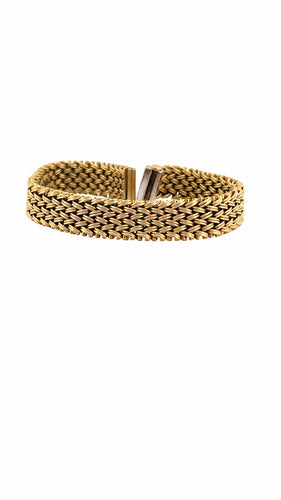 Bracelet Bracelet vintage or 18 carats et diamants 58 Facettes