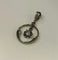 Pendentif Pendentif or jaune et blanc saphir 58 Facettes LP557/14