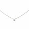 Collier Collier Solitaire Or blanc Diamant 58 Facettes 4520966RV
