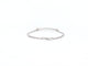Bracelet bracelet DINH VAN maillon slim 14 or blanc 18k diamants 0.48 ct 58 Facettes 265172