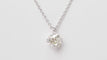 Collier Collier solitaire en or blanc et diamant 1,40ct 58 Facettes 32247