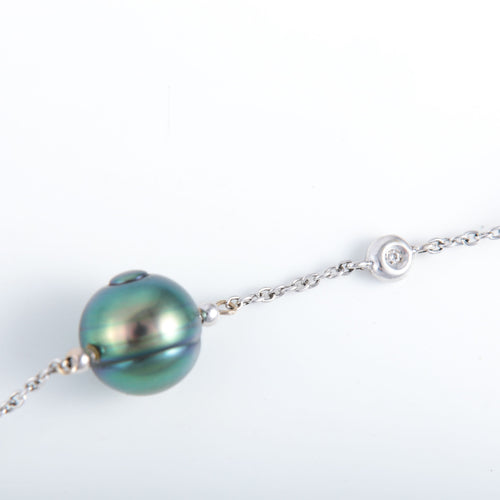 Bracelet BRACELET PERLES DE TAHITI ET DIAMANTS 58 Facettes 0