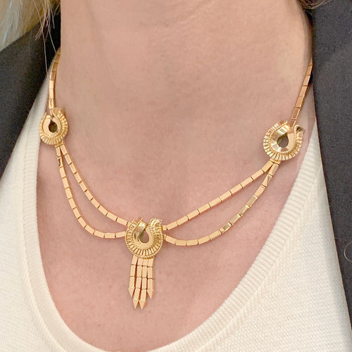Collier Collier-Sautoir draperie vintage 58 Facettes 34565