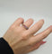 Bague 54 Bague or rose sertie de diamants et saphir multi-couleur 58 Facettes