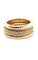 Bague 58 BULGARI - Bague B-Zero1 or jaune et diamants 58 Facettes