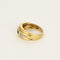 Bague en Or jaune, émeraudes et diamants