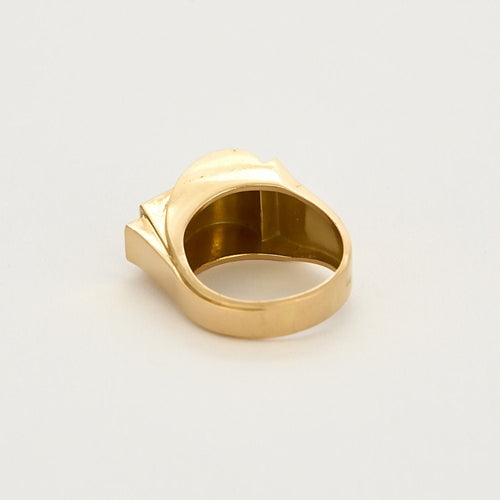 Bague 60 Bague Tank en or jaune et diamants 58 Facettes BIA1111