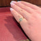 Bague 48 Bague or jaune et diamants 58 Facettes 30093