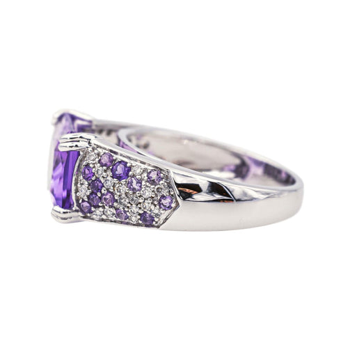 Bague 56 Mauboussin Bague Ma princesse d'amour  Or blanc Améthyste, Diamant 58 Facettes 4198264CN