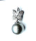 Pendentif Pendentif en or blanc, perle de Tahiti et diamants 58 Facettes AB606