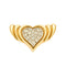 Pendentif or jaune et diamants