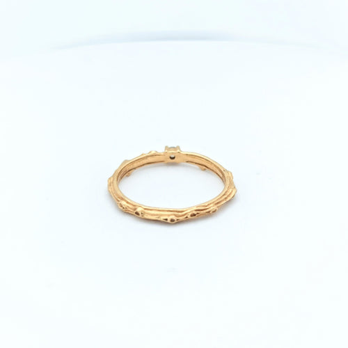 Bague 52 MAUBOUSSIN - Bague or rose et diamant 58 Facettes 30089