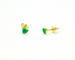 Boucles d'oreilles Boucles d'oreilles en forme de cœur en or jaune et émail 58 Facettes 10328