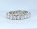 Bague 53 Alliance en or blanc et 20 diamants 58 Facettes AB578