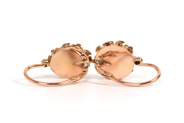 Boucles d'oreilles Boucles d'oreilles Art Déco en or jaune 18 carats 58 Facettes 21830