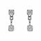 Boucles d'oreilles Dinh Van Boucles d'oreilles Cube Or blanc Diamant 58 Facettes 3946312RV