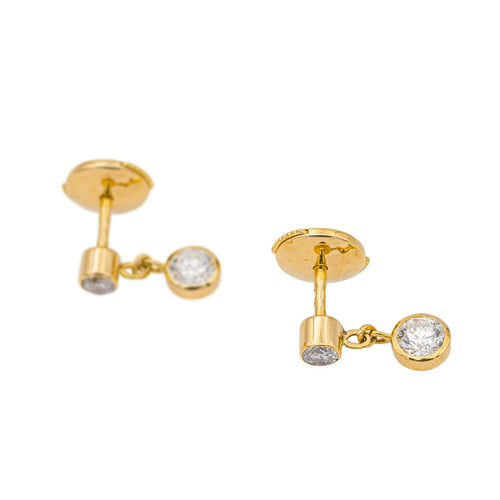 Boucles d'oreilles Boucles d'oreilles Puces Or rose Diamant 58 Facettes 3951644CN