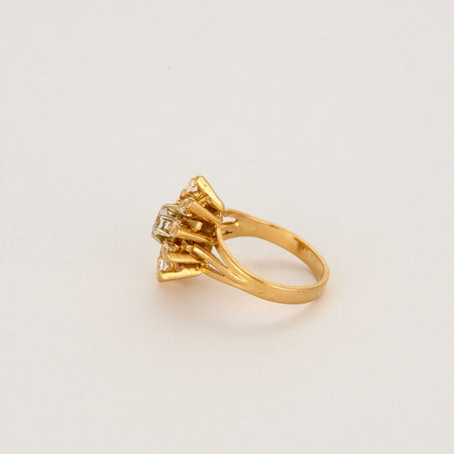 Bague 50 Bague Marguerite 58 Facettes LP1166