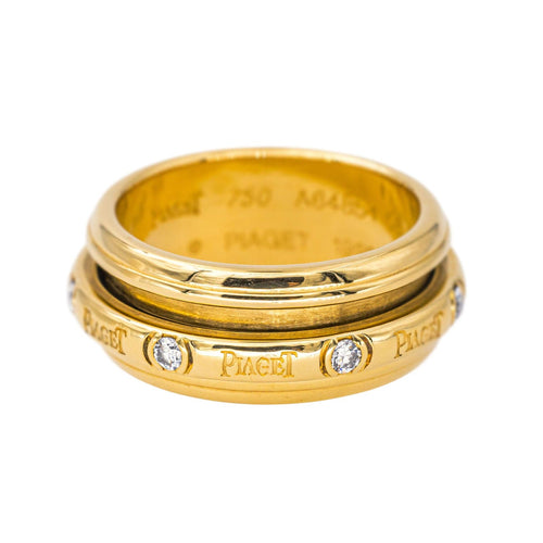 Bague 58 Piaget  Bague Possession Or jaune Diamant 58 Facettes 4445911CN