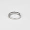 Bague 53 Demi-Alliance en or blanc et diamants 58 Facettes PER0261X3