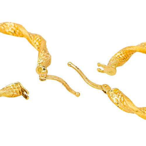 Boucles d'oreilles Boucles d'oreilles Créoles Or jaune 58 Facettes 4137660CN