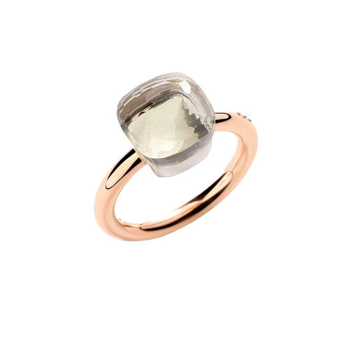 Bague 54 Bague Pomellato, "Nudo Classic", deux ors, topaze blanche. 58 Facettes 35314