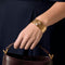 Bracelet Bracelet ceinture en or jaune , motif nid d'abeille 58 Facettes CAR1903