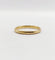 Bague 58.5 Bague jonc Alliance antique or jaune 18k stacker (circa 1929) 58 Facettes A06008