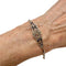 Bracelet BRACELET DESIGN ART DÉCO, ÉPOQUE 1930-1935, en OR 18 kt et PLATINE avec DIAMANTS et SAPHIRS 58 Facettes A2671(919)