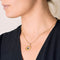 Pendentif Médaille à sentiment en or jaune et émail 58 Facettes BIA1042