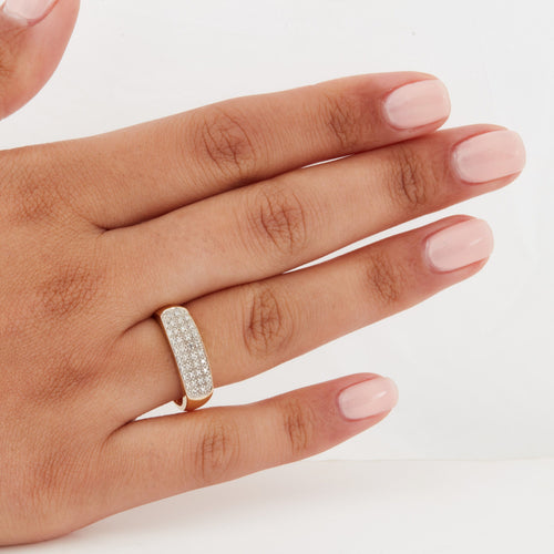 Bague 56 Bague Or 18 Carats et Diamant 58 Facettes RÉF 9102/17