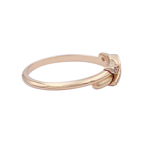 Bague 52 Bague Chaumet, "Jeux de Liens", or rose et diamants. 58 Facettes 34393
