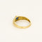 Bague 51 Bague en or jaune, saphir et diamants 58 Facettes HOU5591