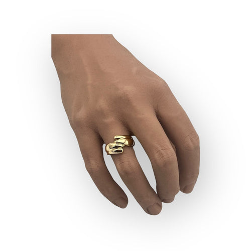 Bague 54 Bague Toi et Moi double anneau 58 Facettes 149056870