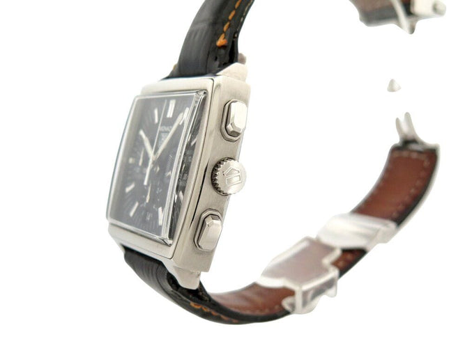 Montre montre TAG HEUER monaco cw2111-0 39mm automatique chronographe acier 58 Facettes 266752