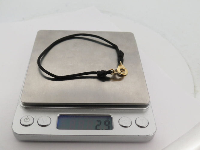 Bracelet bracelet DINH VAN menottes r10 341102 en or jaune 18k 2.9gr & cordon noir 58 Facettes 270151