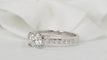 Bague 52 Bague solitaire en or blanc et diamant 58 Facettes 29909/28189